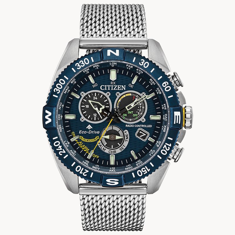 Citizen Promaster Navihawk Eco Drive Blue Dial Watch CITIZEN